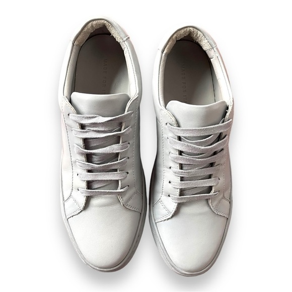 Italic Women’s Grey Cadence Lace up Lowtop Leather Sneakers size 9 - Picture 7 of 12